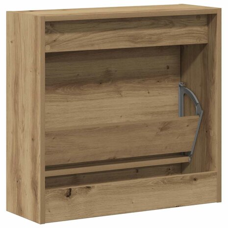 Schoenenkast Artisan Eiken 60 x 21 x 57 cm Bewerkt hout 6