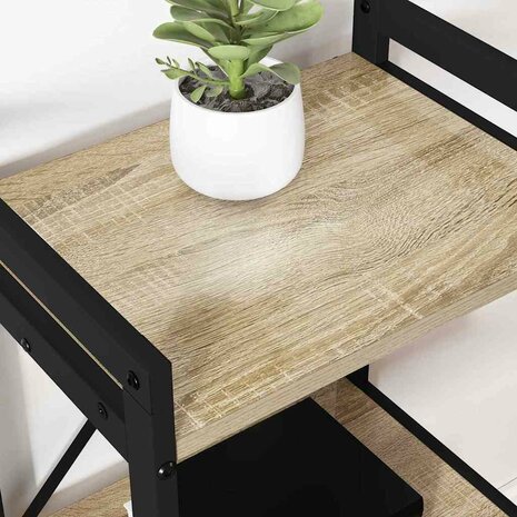 Boekenkast Sonoma Eiken 40 x 30 x 50 cm Bewerkt hout 4
