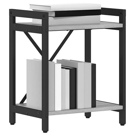 Boekenkast Grijs sonoma 40 x 30 x 50 cm Bewerkt hout 3