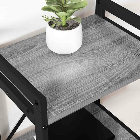 Boekenkast Grijs sonoma 40 x 30 x 50 cm Bewerkt hout 4