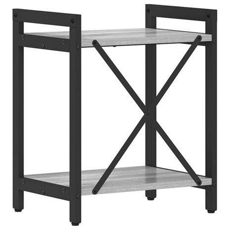 Boekenkast Grijs sonoma 40 x 30 x 50 cm Bewerkt hout 7