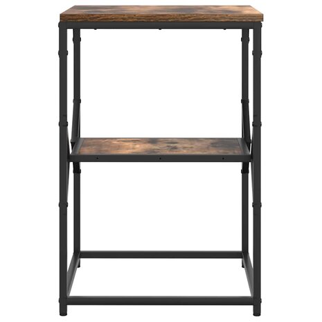 Bijzettafel Gerookt eiken 41 x 40 x 60 cm 6