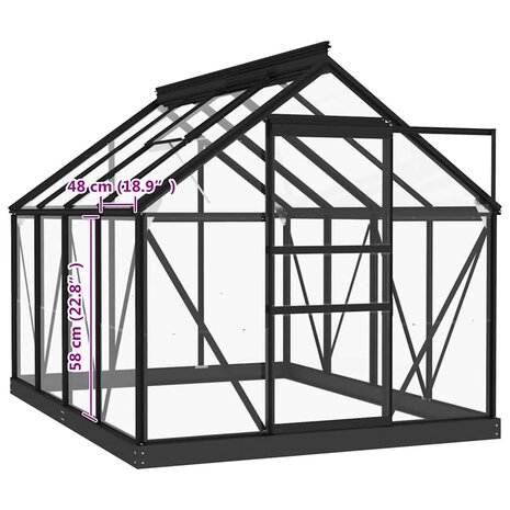  Vervangend glas voor tuinkas 16 st gehard glas 9