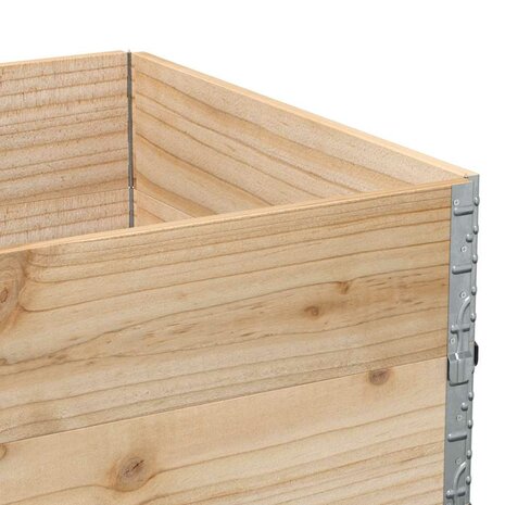 Palletopzetranden 2 st 120x80 cm massief grenenhout 7