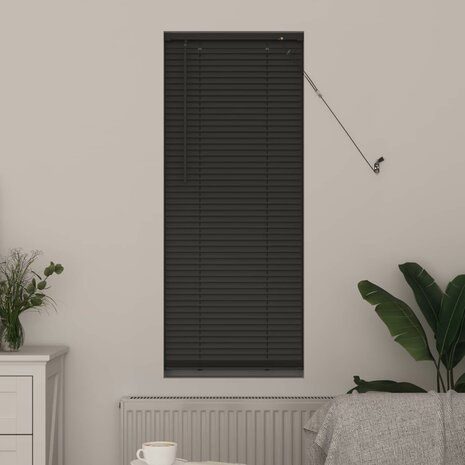 Venetiaanse Blind Verstelbaar Zilvergrijs 150 x 60 cm PVC 3