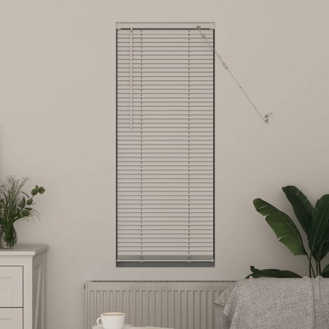 Venetiaanse Blind Verstelbaar Wit 150 x 50 cm PVC 3