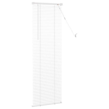 Venetiaanse Blind Verstelbaar Wit 150 x 50 cm PVC 5