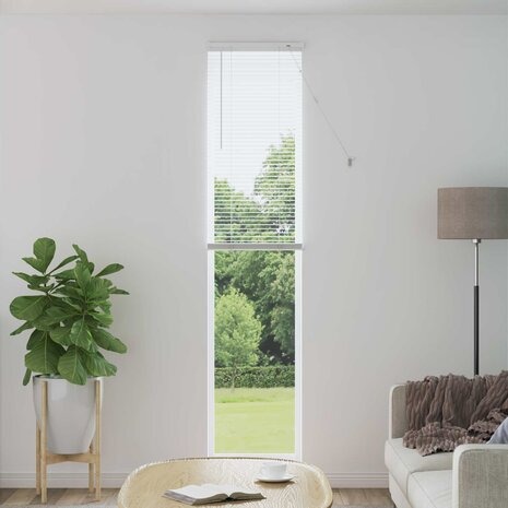 Venetiaanse Blind Verstelbaar Wit 213 x 60 cm PVC 1