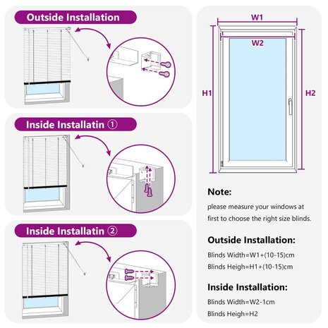 Venetiaanse Blind Verstelbaar Wit 213 x 60 cm PVC 8