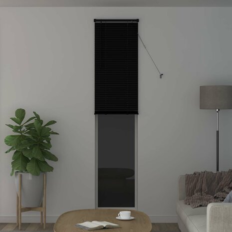 Venetiaanse Blind Verstelbaar Zwart 213 x 60 cm PVC 3