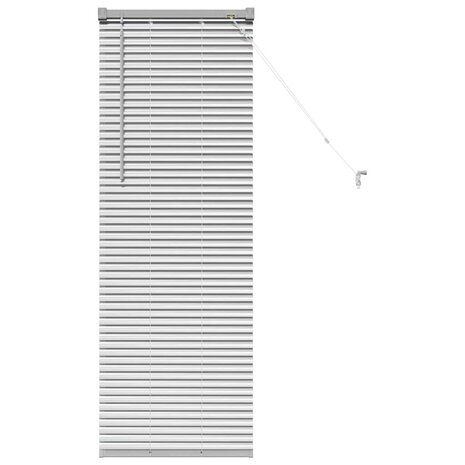 Venetiaanse Jaloezie&euml;n Zilver 130 x 50 cm Aluminium 2