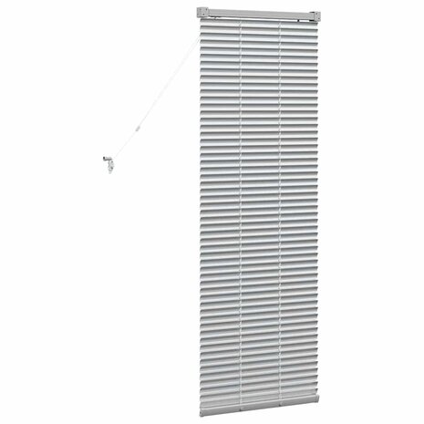 Venetiaanse Jaloezie&euml;n Zilver 130 x 50 cm Aluminium 7
