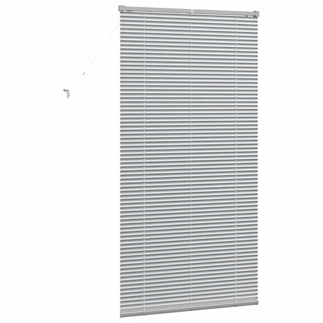 Venetiaanse Jaloezie&euml;n Zilver 175 x 85 cm Aluminium 7