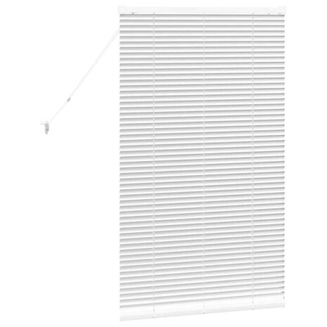 Venetiaanse Jaloezie&euml;n Wit 130 x 70 cm Aluminium 7