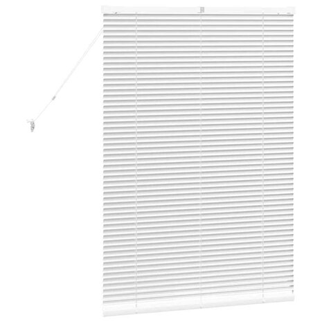 Venetiaanse Jaloezie&euml;n Wit 130 x 85 cm Aluminium 7