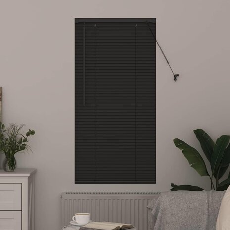 Venetiaanse Jaloezie&euml;n Donkergrijs 130 x 55 cm Aluminium 3