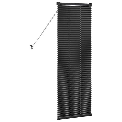 Venetiaanse Jaloezie&euml;n Zwart 130 x 55 cm Aluminium 7