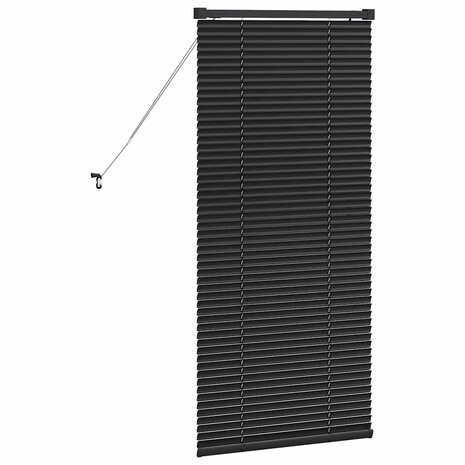 Venetiaanse Jaloezie&euml;n Zwart 130 x 60 cm Aluminium 7