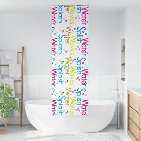 Doucherolgordijn 70x240 cm stofbreedte 66 cm 2
