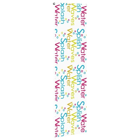 Doucherolgordijn 80x240 cm stofbreedte 76 cm 3