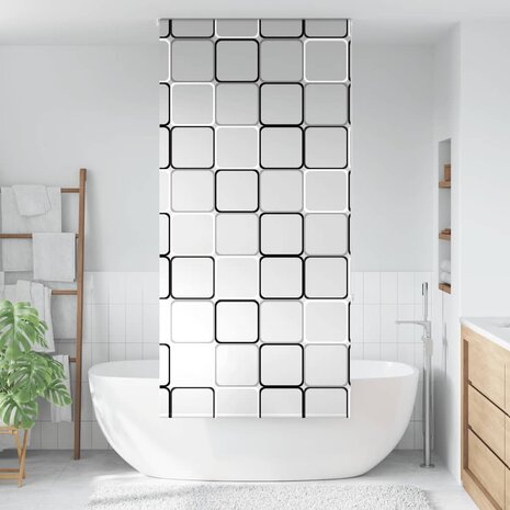 Doucherolgordijn 110x240 cm stofbreedte 106 cm 1