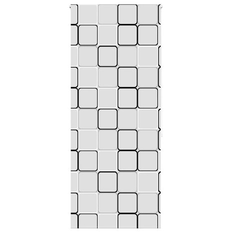 Doucherolgordijn 110x240 cm stofbreedte 106 cm 2