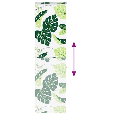 Doucherolgordijn met cassette 70x240 cm stofbreedte 66 cm 5