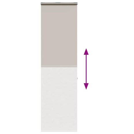 Doucherolgordijn met cassette 70x240 cm stofbreedte 66 cm 5