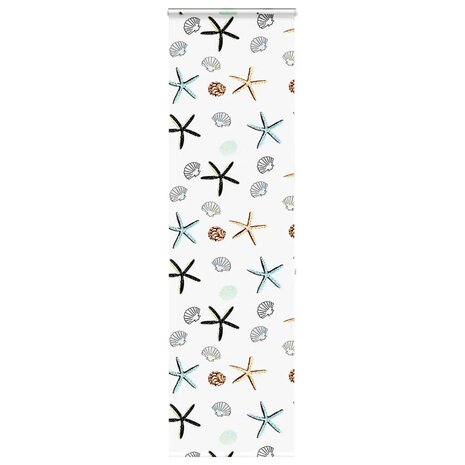 Doucherolgordijn met cassette 70x240 cm stofbreedte 66 cm 1