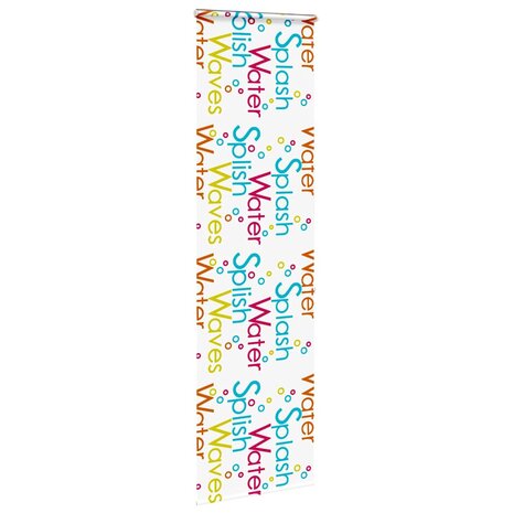 Doucherolgordijn met cassette 80x240 cm stofbreedte 76 cm 3