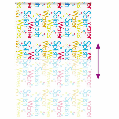 Doucherolgordijn met cassette 150x240 cm stofbreedte 146 cm 5
