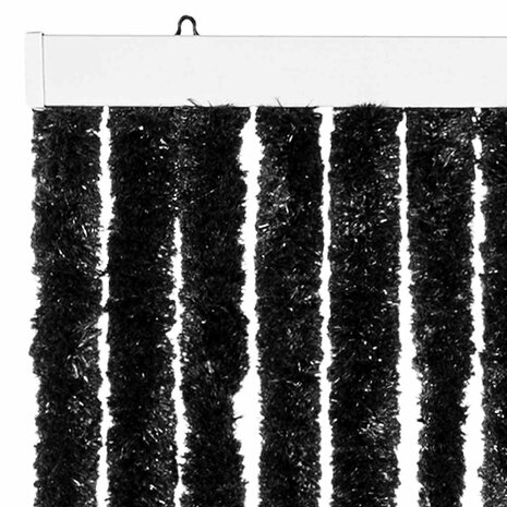 Vliegengordijn 56x200 cm chenille antraciet 4