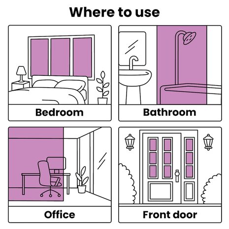 Raamfolie strepenpatroon mat 0,9x100 m PVC 5