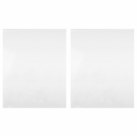 Spiegelfolies 2 stuks zelfklevend 90x100 cm PET 2