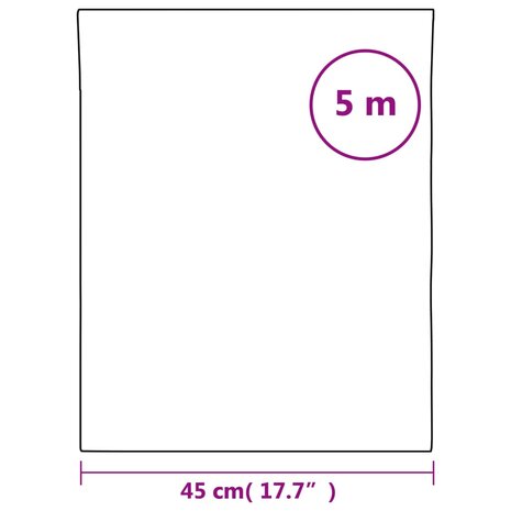 Raamfolie bamboepatroon mat 45x500 cm PVC 8