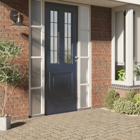 Raamfolies mat PVC transparantgrijs 1