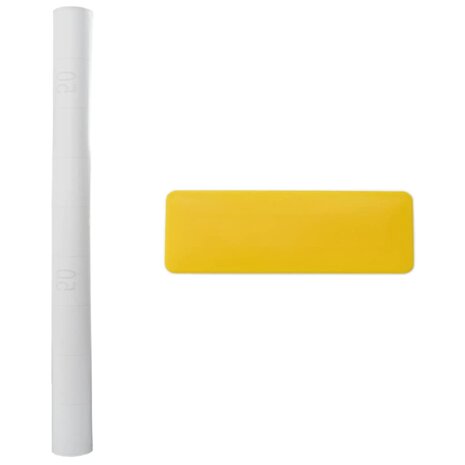 Raamfolies mat PVC wit 9