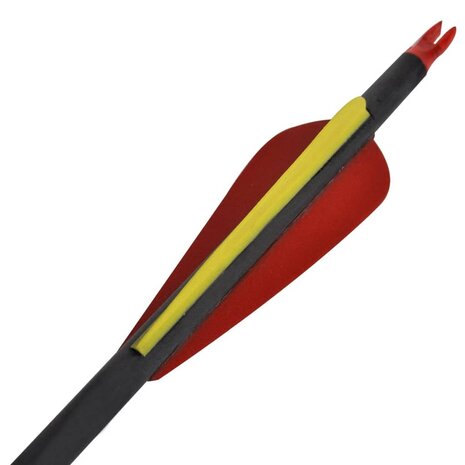 Pijlen voor recurveboog standaard 30" 0,76 cm koolstof 12 stuks 3