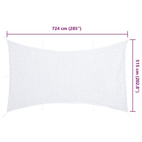 Camouflagenet met opbergzak 724x515 cm wit 7