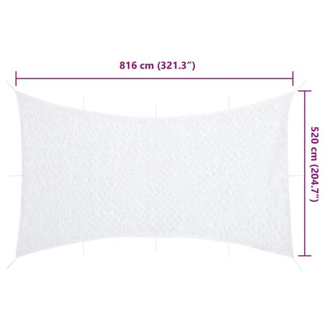 Camouflagenet met opbergzak 816x520 cm wit 7