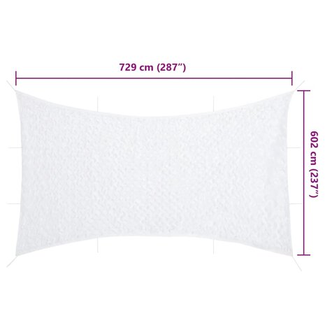 Camouflagenet met opbergzak 729x602 cm wit 7