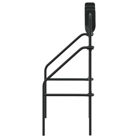 Terugstellend Doel Zwart 26 x 13 x 31 cm Staal 5