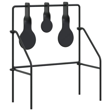 Terugstellend Doel Zwart 26 x 13 x 31 cm Staal 6