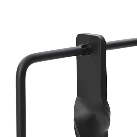 Terugstellend Doel Zwart 26 x 13 x 31 cm Staal 7