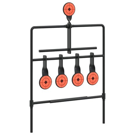 Terugstellend Doel Zwart 40 x 34 x 53 cm Staal 3