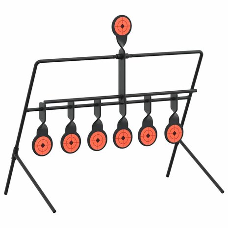 Terugstellend Doel Zwart 38 x 20 x 33.5 cm Staal 1
