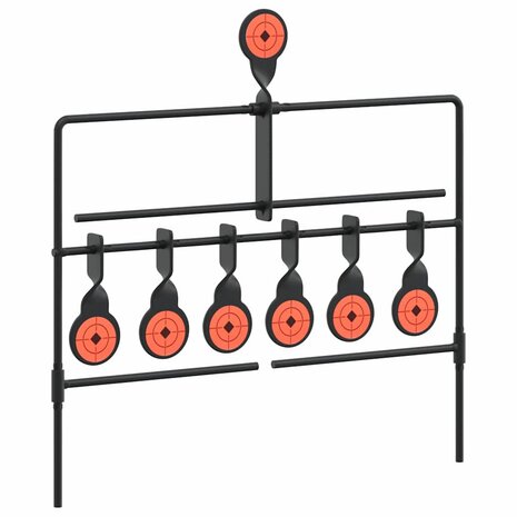 Terugstellend Doel Zwart 38 x 20 x 33.5 cm Staal 3