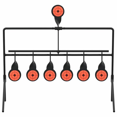 Terugstellend Doel Zwart 38 x 20 x 33.5 cm Staal 4