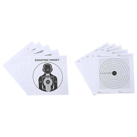 Airsoft Doel Zwart 19 x 26 x 25 cm Kunststof 9