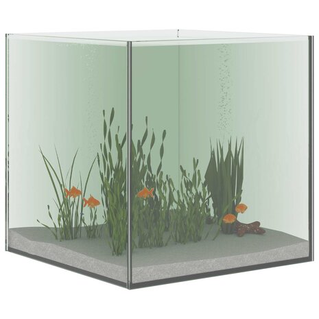 Aquarium met opslag Doorzichtig 30 x 30 x 30 cm Glas 3